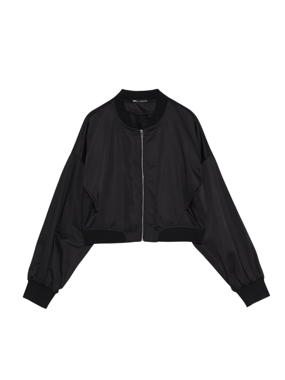 Zara Cropped Bomber Jacket